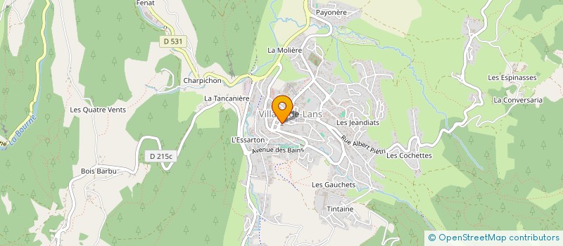 localisation de l'entreprise BUREAU DES MONITEURS DU VERCORS  VILLARD-DE-LANS