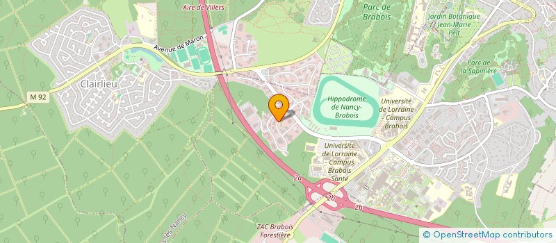 localisation de l'entreprise BUREAU DES SPORTS (BDS) - CESI NANCY  VANDUVRE-LES-NANCY