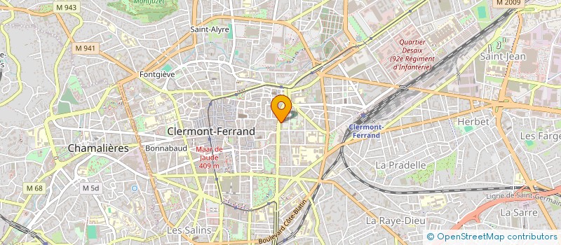 localisation de l'entreprise BUREAU DES SPORTS (BDS) DE L'ESC CLERMONT  CLERMONT-FERRAND