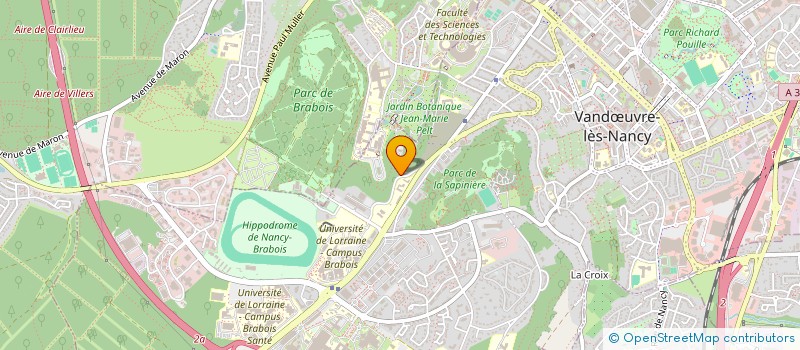 localisation de l'entreprise BUREAU DES SPORTS DE L'ECOLE NATIONALE SUPERIEURE DE GEOLOGIE  VANDUVRE-LES-NANCY