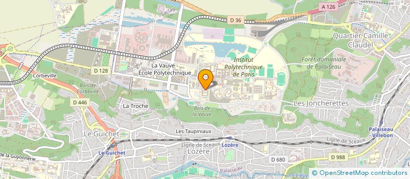 localisation de l'entreprise BUREAU DES SPORTS DE L'ENSAE à PALAISEAU