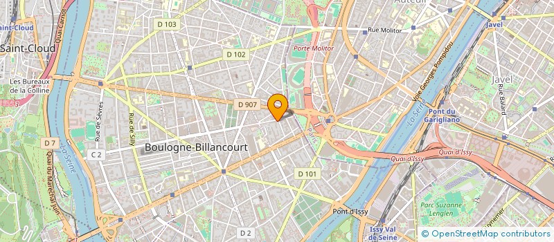 localisation de l'entreprise BUREAU DES SPORTS DE L'INSTITUT SUPERIEUR DE REEDUCATION PSYCHOMOTRICE DE PARIS à BOULOGNE-BILLANCOURT