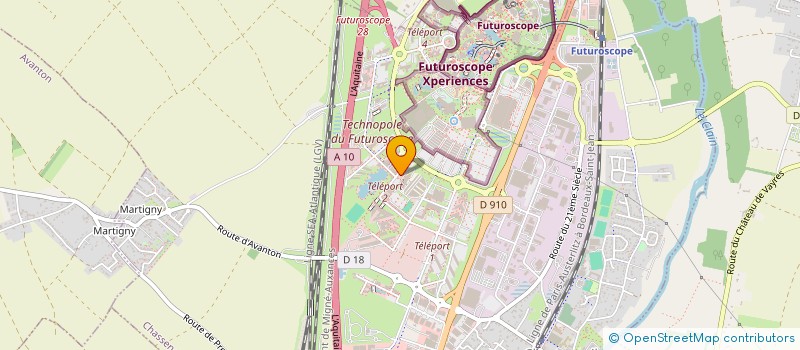 localisation de l'entreprise BUREAU DES SPORTS ECOLE NATIONALE SUPERIEURE DE MECANIQUE ET D'AEROTECHNIQUE  CHASSENEUIL-DU-POITOU