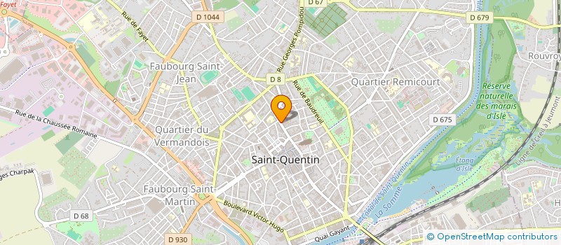 localisation de l'entreprise BUREAU DES SPORTS ELISA  SAINT-QUENTIN