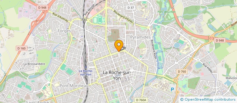 localisation de l'entreprise BUREAU DES SPORTS ET DES ELEVES DE L'E.G.C. VENDEE à LA ROCHE-SUR-YON