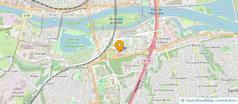 localisation de l'entreprise BUREAU DES SPORTS EXCELIA TOURS  TOURS