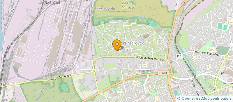 localisation de l'entreprise BUREAU DES SPORTS ISCID-CO à DUNKERQUE