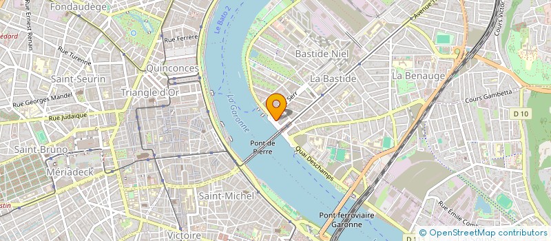 localisation de l'entreprise BUREAU DES SPORTS RED LIONS  BORDEAUX