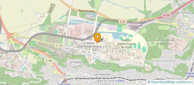 localisation de l'entreprise BUREAU DES SPORTS SUPOPTIQUE (BDS SUPOPTIQUE) à PALAISEAU