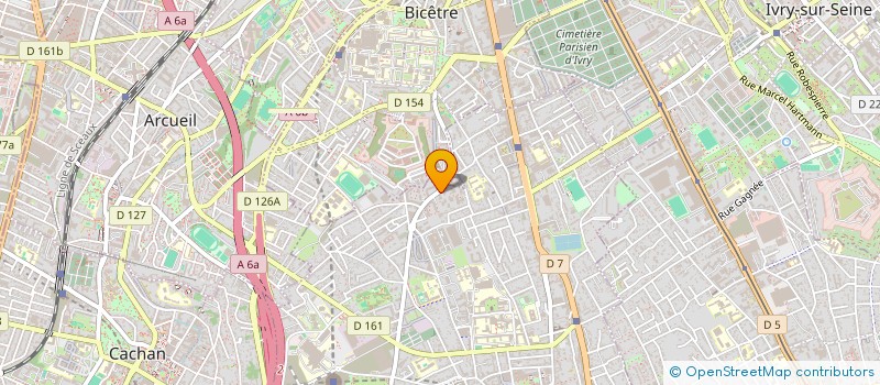 localisation de l'entreprise BUREAU DES STAGIAIRES ET ETUDIANTS DE GUINOT à VILLEJUIF