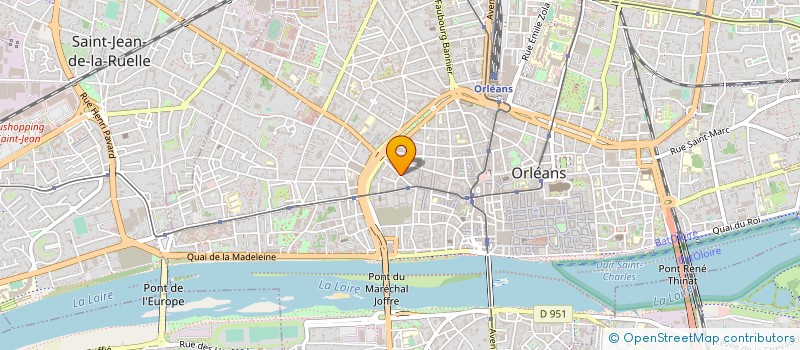 localisation de l'entreprise BUREAU DIAGNOST THERM BATIMENT à ORLEANS