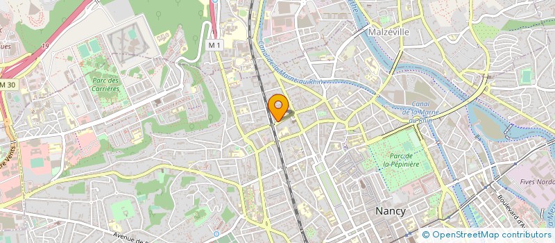 localisation de l'entreprise BUREAU DIAGNOSTIC IMMOBILIER LORRAIN à NANCY