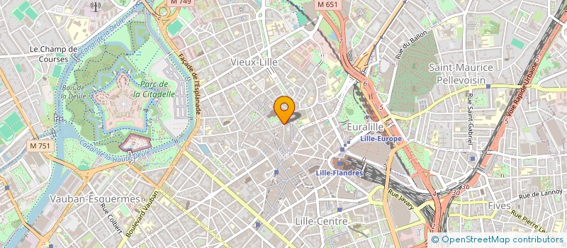 localisation de l'entreprise BUREAU DUTHOIT LEGROS ASSOCIES à LILLE