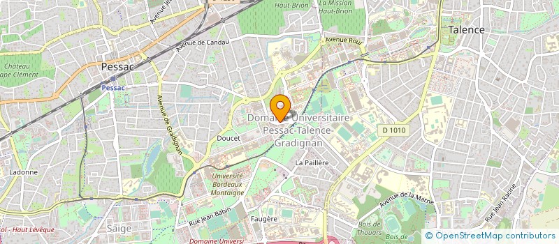 localisation de l'entreprise BUREAU ELEVES ECOLE NAT SUP CHIMIE PHYSI à PESSAC