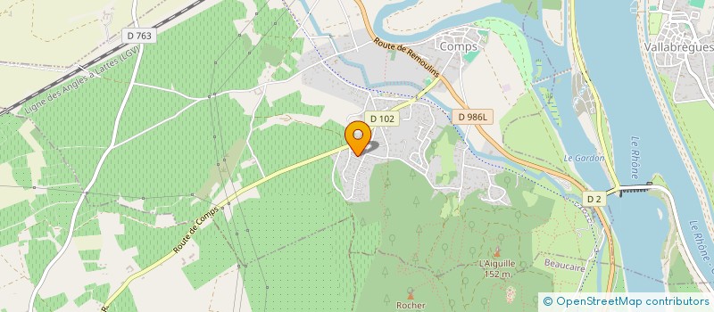 localisation de l'entreprise BUREAU ESPACE PROVENCE à COMPS