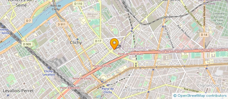 localisation de l'entreprise BUREAU ETUD ASSIS TECHN CONSEIL MAINTEN à CLICHY