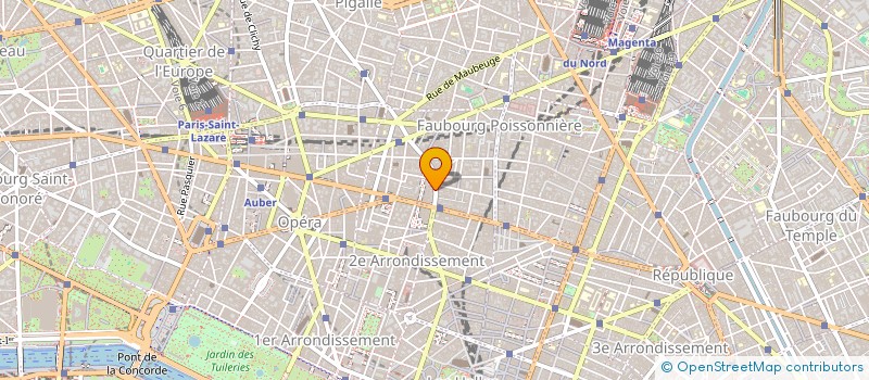 localisation de l'entreprise BUREAU ETUDE APPLIC TECHNI ARCHITECTURAL  PARIS