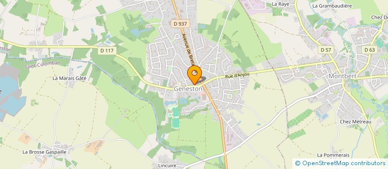 localisation de l'entreprise BUREAU ETUDE APPLICATION GENESTON  GENESTON