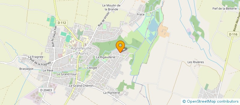 localisation de l'entreprise BUREAU ETUDE CONSTR DECORATION à AIGREFEUILLE-D'AUNIS