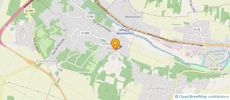 localisation de l'entreprise BUREAU ETUDE COORDIN AMENAGEMENT MAGASIN à VILLIERS-SUR-MORIN