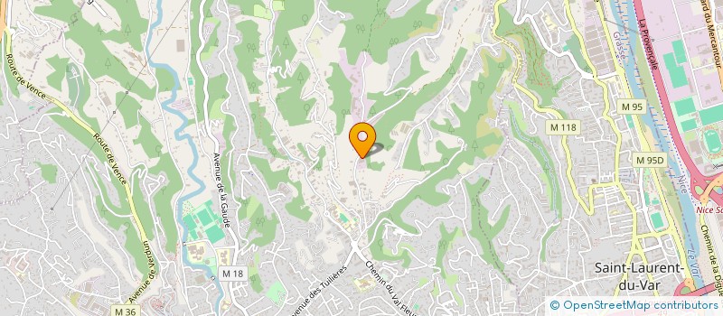 localisation de l'entreprise BUREAU ETUDE COORDIN CONSEIL à CAGNES-SUR-MER