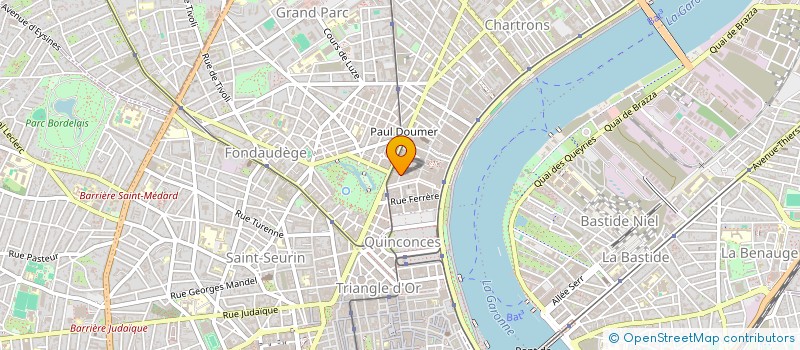 localisation de l'entreprise BUREAU ETUDE DE PAYSAGE à BORDEAUX