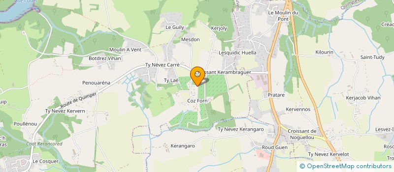 localisation de l'entreprise BUREAU ETUDE EN BATIMENT DANIEL LE CLECH  GOUESNACH