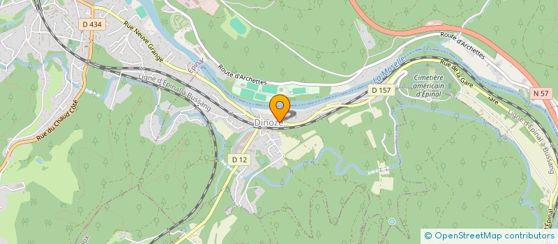 localisation de l'entreprise BUREAU ETUDE EVALU STRAT TRANSFERTS TECH à DINOZE