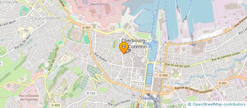 localisation de l'entreprise BUREAU ETUDE MECANIQUE JACQUETTE à CHERBOURG-EN-COTENTIN