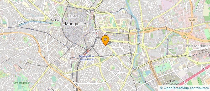 localisation de l'entreprise BUREAU ETUDE OSSATURES à MONTPELLIER