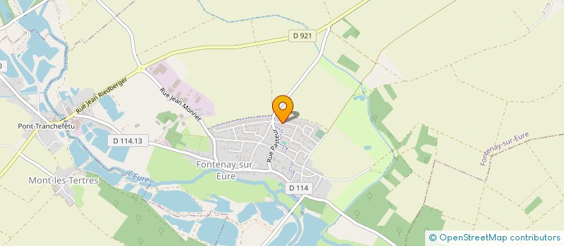 localisation de l'entreprise BUREAU ETUDE SUIVI DE TRAVAUX - MAUTE à FONTENAY-SUR-EURE
