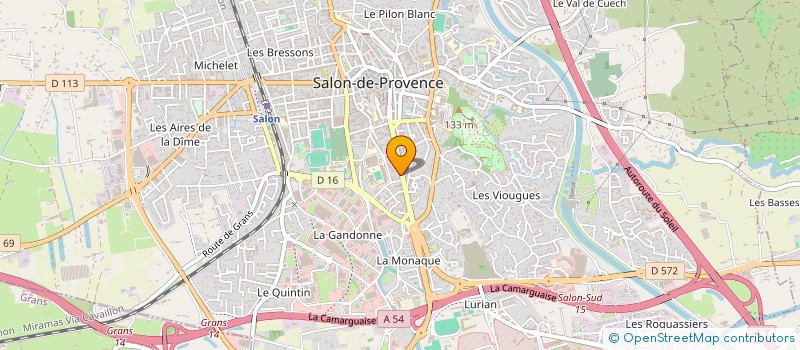 localisation de l'entreprise BUREAU ETUDE TECH OUVRAGE MACONNERIE  SALON-DE-PROVENCE