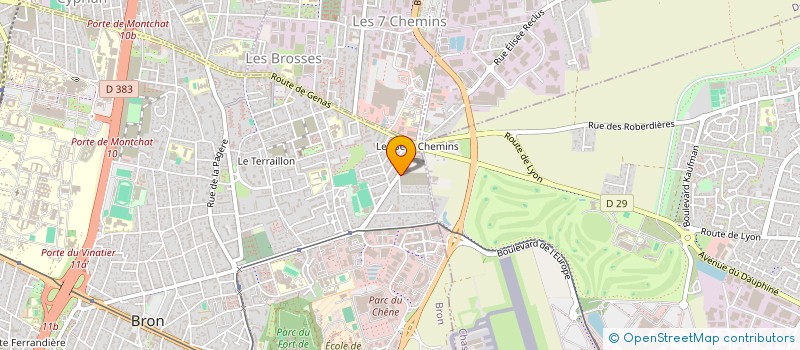 localisation de l'entreprise BUREAU ETUDE TECHNIQ EQUIPE GROS OEUVRE à BRON