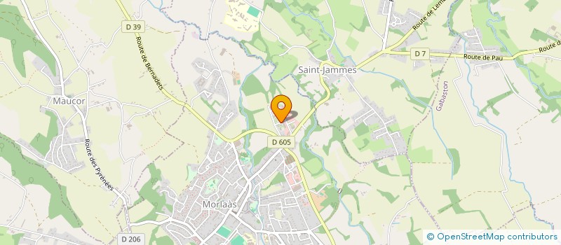 localisation de l'entreprise BUREAU ETUDE TOPOGRAPHIQUE ET TECHNIQUE DE TARBES à MORLAAS