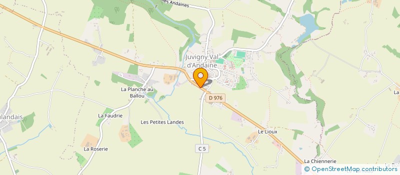 localisation de l'entreprise BUREAU ETUDES ANDAINE DUGRAIS BENOIST à JUVIGNY VAL D'ANDAINE