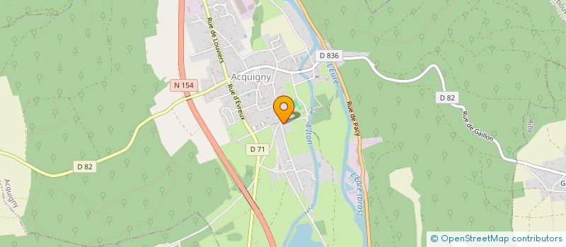 localisation de l'entreprise BUREAU ETUDES AUTOMATISMES à ACQUIGNY
