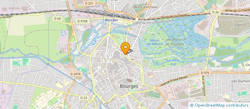 localisation de l'entreprise BUREAU ETUDES CONSEILS BATIMENT à BOURGES