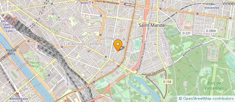 localisation de l'entreprise BUREAU ETUDES DOMINI  PARIS