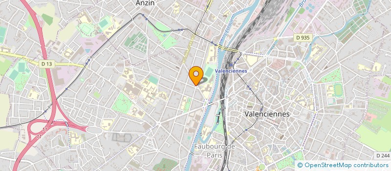 localisation de l'entreprise BUREAU ETUDES ENVIRON CONSTRUCTION à VALENCIENNES