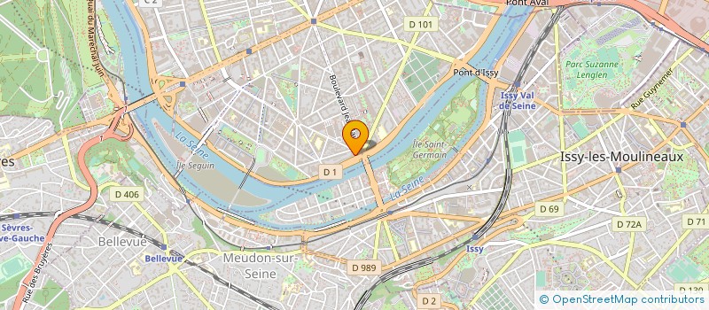 localisation de l'entreprise BUREAU ETUDES ET DE REALISATION LECOMTE à BOULOGNE-BILLANCOURT