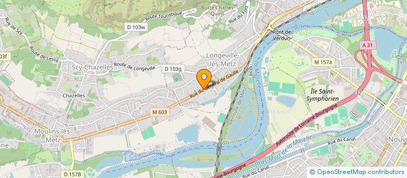 localisation de l'entreprise BUREAU ETUDES ET MARKETING COMMERCIAL  LONGEVILLE-LES-METZ