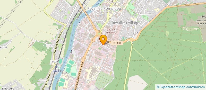 localisation de l'entreprise BUREAU ETUDES FEUGAS à COMPIEGNE