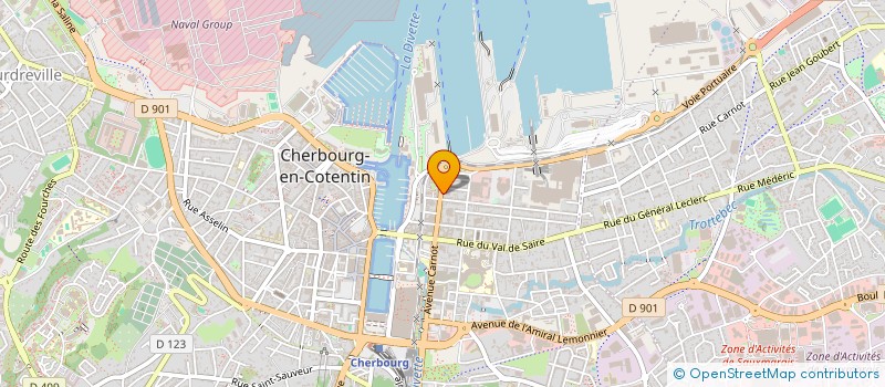 localisation de l'entreprise BUREAU ETUDES INFORMATIQUE CHERBOURG à CHERBOURG-EN-COTENTIN