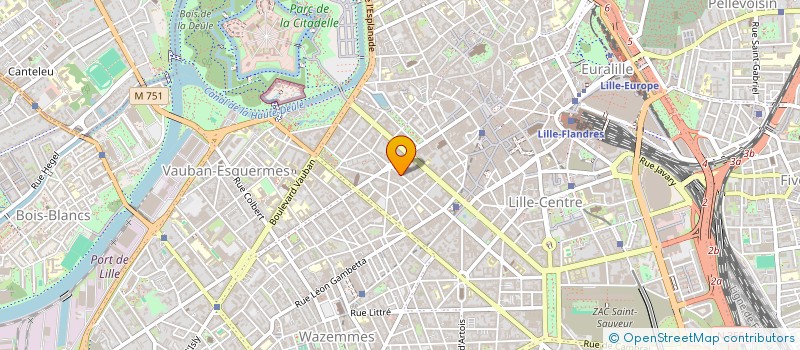 localisation de l'entreprise BUREAU ETUDES & RECHERCHES FINANCIERES à LILLE