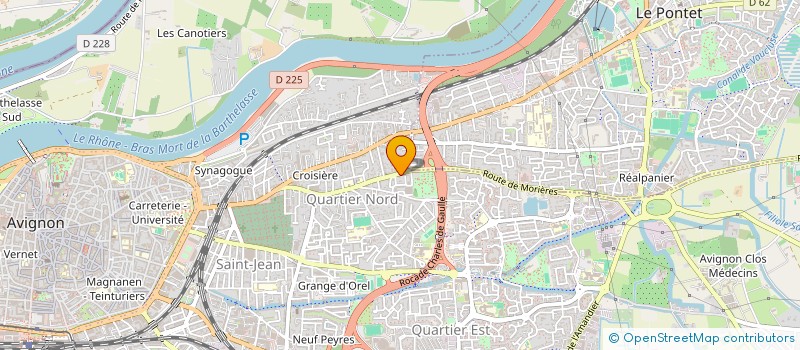 localisation de l'entreprise BUREAU ETUDES TECHNIQ BATIMENT AMENAGEM à AVIGNON