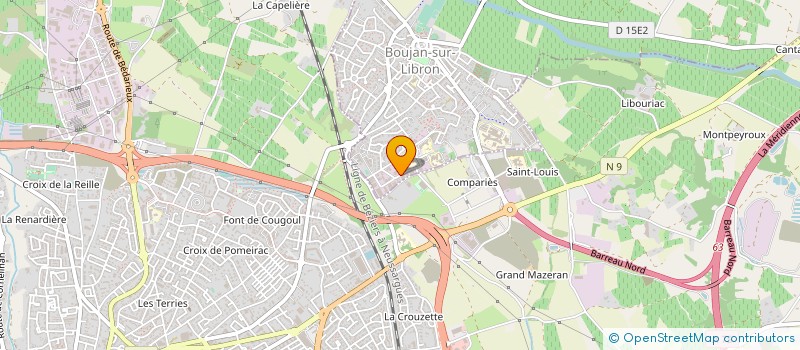 localisation de l'entreprise BUREAU ETUDES TECHNIQUES INFORMATIQUES à BOUJAN-SUR-LIBRON
