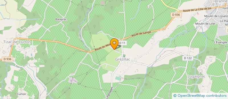 localisation de l'entreprise BUREAU FERET  GREZILLAC