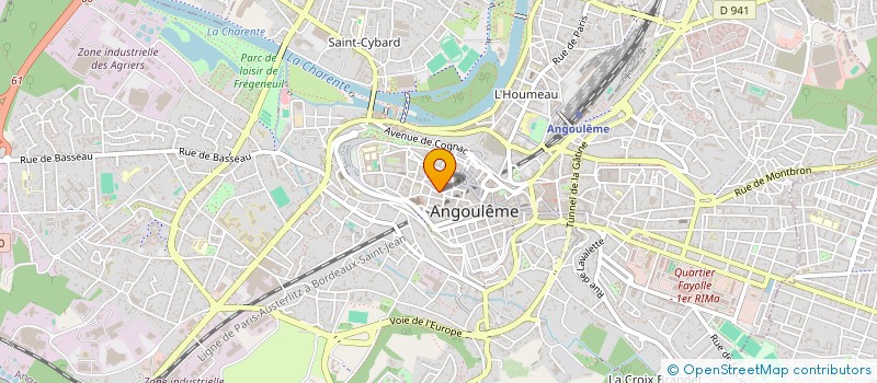localisation de l'entreprise BUREAU FINANCE EPARGNE à ANGOULEME