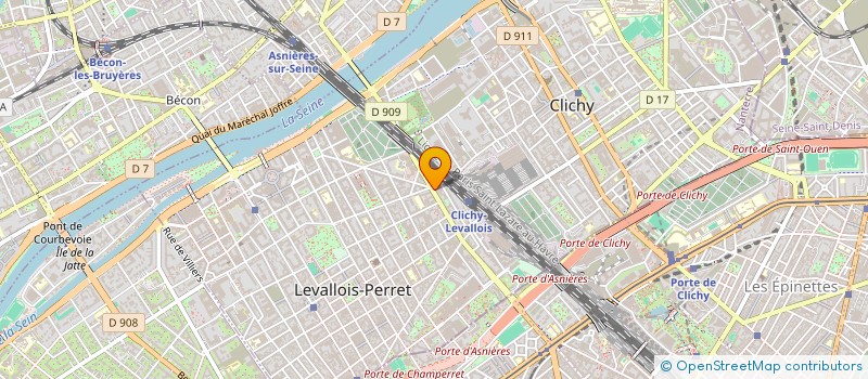localisation de l'entreprise BUREAU FRANCAIS D'EXPERTISE COMPTABLE - CABINET B.F.E.C à LEVALLOIS-PERRET