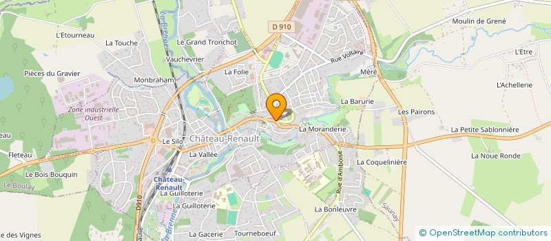 localisation de l'entreprise BUREAU FREULON à CHATEAU-RENAULT